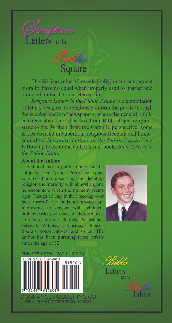 Scripture Letters In The Public Square – Dorrance Bookstore