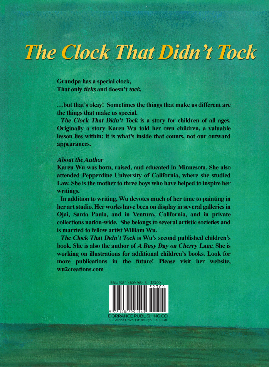 The Clock That Didn't Tock – Dorrance Bookstore