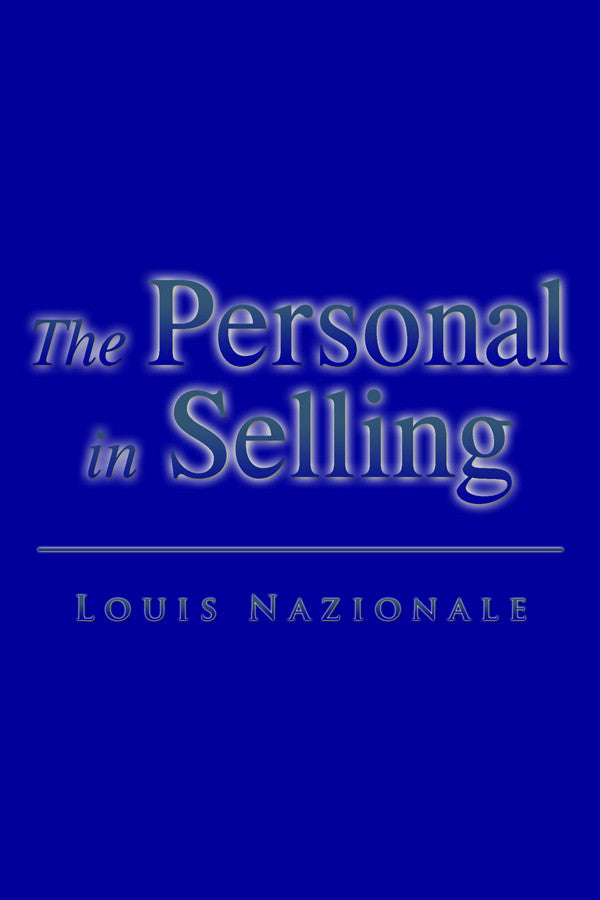 The Personal In Selling